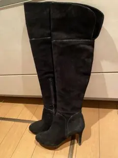 MEDA モード・エ・ジャコモ ロングブーツ ニーハイ 黒 本革 MEDA モード・エ・ジャコモ ロングブーツ ニーハイ 黒 本革