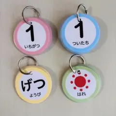【匿名配送】　パステルカラー　日めくりカレンダー　幼稚園・保育園・小学校