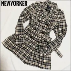 NEWYORKER ニューヨーカー チェック トレンチコート サイズ11AR