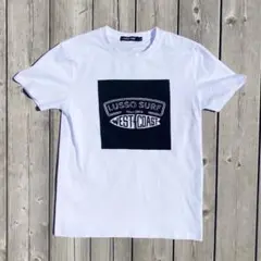 西海岸系⭐︎LUSSO SURF スクエアプリントTシャツ　ホワイト　白