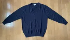 WHISEL 黒 カーディガン LLサイズ