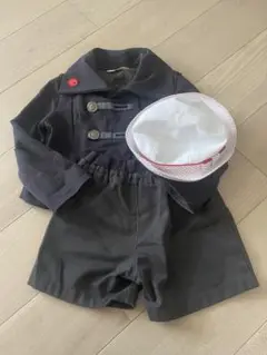 アゼリー学園 幼稚園　冬制服上下　夏帽子　3点セット　120 男の子
