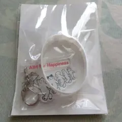 フェリシモ猫部 AIMチャリティーバンド＆キーホルダー