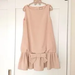 FOXEY フォクシー オータムインパリリボン ピンク ワンピース 38