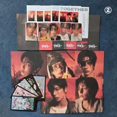 ② TXT TOGETHER Afterglow 5形態 封入品のみ コンプ