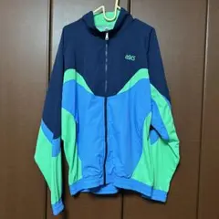 asics アシックス　ナイロンジャケット　Mサイズ
