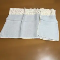 水色麻ストール　幅48cm 長さ172cm