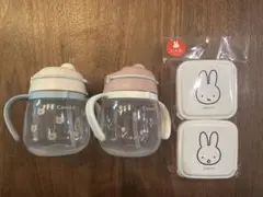 【ほぼ新品未使用】コンビ ラクマグ はじめてストロー　２個セット