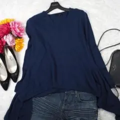 Y4688*最高級☆MOGAモガ☆プルオーバー☆ニット☆カットソー☆2点セット