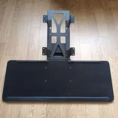 【送料無料】FLEXISPOT スライド式キーボードトレイ　黒　ネジ付き