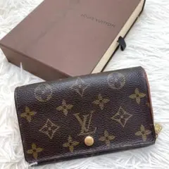 美品✨ ルイヴィトン ポルトモネ ビエ トレゾール M61730 モノグラム