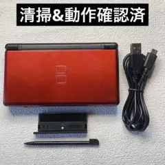 iu2【清掃&動作確認済】Nintendo DSLite クリムゾンブラック本体