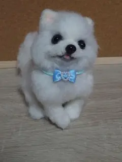 羊毛フェルト ポメラニアン