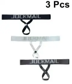 ■JOCKMAIL 3個セット アンダーウェア 黒・白・グレー