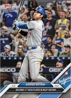 ☀️大谷翔平 50本塁打50盗塁 50-50 2024 topps NOW❇️