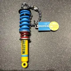 【希少】BILSTEIN ビルシュタイン イエローチューブキーホルダー（旧ロゴ）