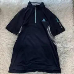 【極美品】ルコックスポルティフ　半袖ハーフジップ　GOLFシャツ　Lサイズ