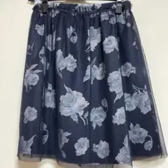 美品 ミッシュマッシュ クリーニング済み スカート フラワー