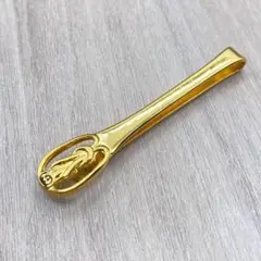 ◆GUCCI グッチ ヴィンテージ GGロゴ ネクタイピン 金