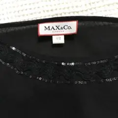 MAX&Co. シルク　ブラックキャミソール 42 新品タグ付