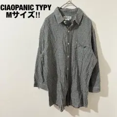 チャオパニックティピー 美品☆ 長袖シャツ ギンガムチェック柄 M