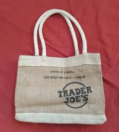 TRADER JOE'S ジュートトートバッグ　エコバッグ