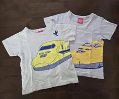 ドクターイエロー　子供用Tシャツ 6A(100～110センチ)　2枚セット