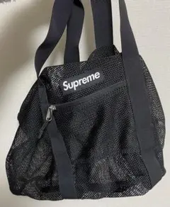 再掲載 希少品 supreme メッシュ ボストン ダッフルバッグ ブラック