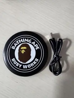 BAPE ワイヤレス充電器 ブラック