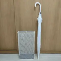 傘立て ホワイト 仕切り有り
