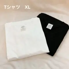♪ メンズ　Tシャツ　XL ブラック　ホワイト　2枚組