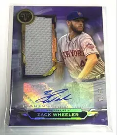 topps 2019 ZACK WHEELER 直筆サインカード 75枚限定