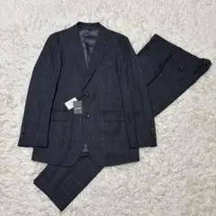 未使用タグ付きARTISANペンチェックZIGNONEスーパー120`sスーツ