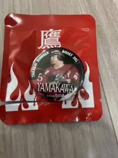 福岡ソフトバンクホークス 山川穂高 缶バッジ 鷹の祭典 2025 鷹祭