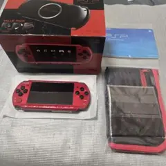 極美品 sony psp 3000 限定色 レッド ブラック