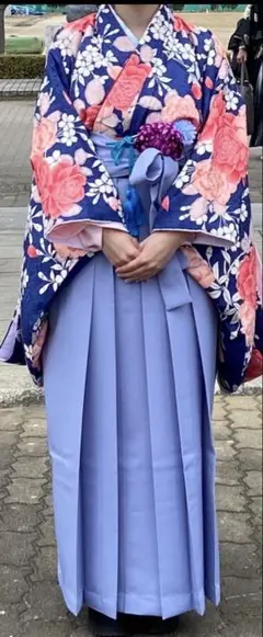 花柄着物と袴のセット