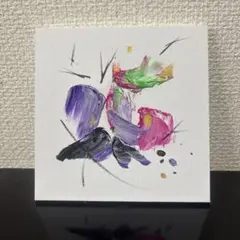 テクスチャーアート　抽象画　ゴールド