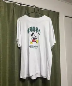 Disney ミッキーハングルTシャツ