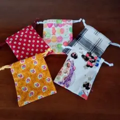 ミニ巾着袋５点セット