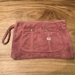 Lee クラッチバッグ　コーデュロイ