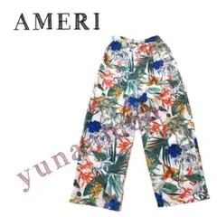 美品 AMERI レディース カジュアルパンツ ボヘミアン 花柄 レア 可愛い