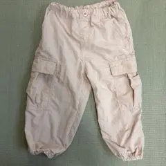 Little WEEKEND ベージュカーゴパンツ 100