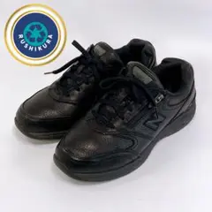 NEW BALANCE ウォーキングシューズ 黒 WW585 サイドジップ