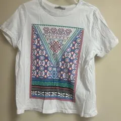 カラフル幾何学模様 半袖Tシャツ
