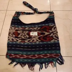 新品❤️未使用　Bali Bagus 多色柄布バッグ