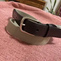 ユニクロ　レザーコンビネーションベルト　Mサイズ