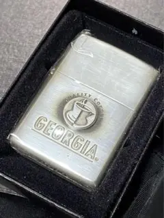 cattttt　非売品未使用ジョージアZIPPO ライターケース付き 2025年最新】ジョージア zippoの人気アイテム - メルカリ