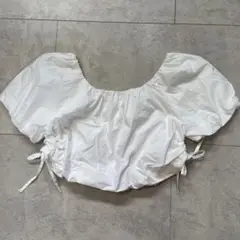 夏休みSALE♡ZARA ホワイト 半袖ブラウス 11-12歳