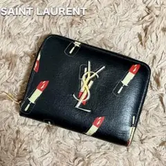 限定品✨ SAINT LAURENT PARIS リップ柄 コンパクトウォレット