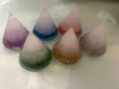カラフル盛り塩レジン（6個セット）